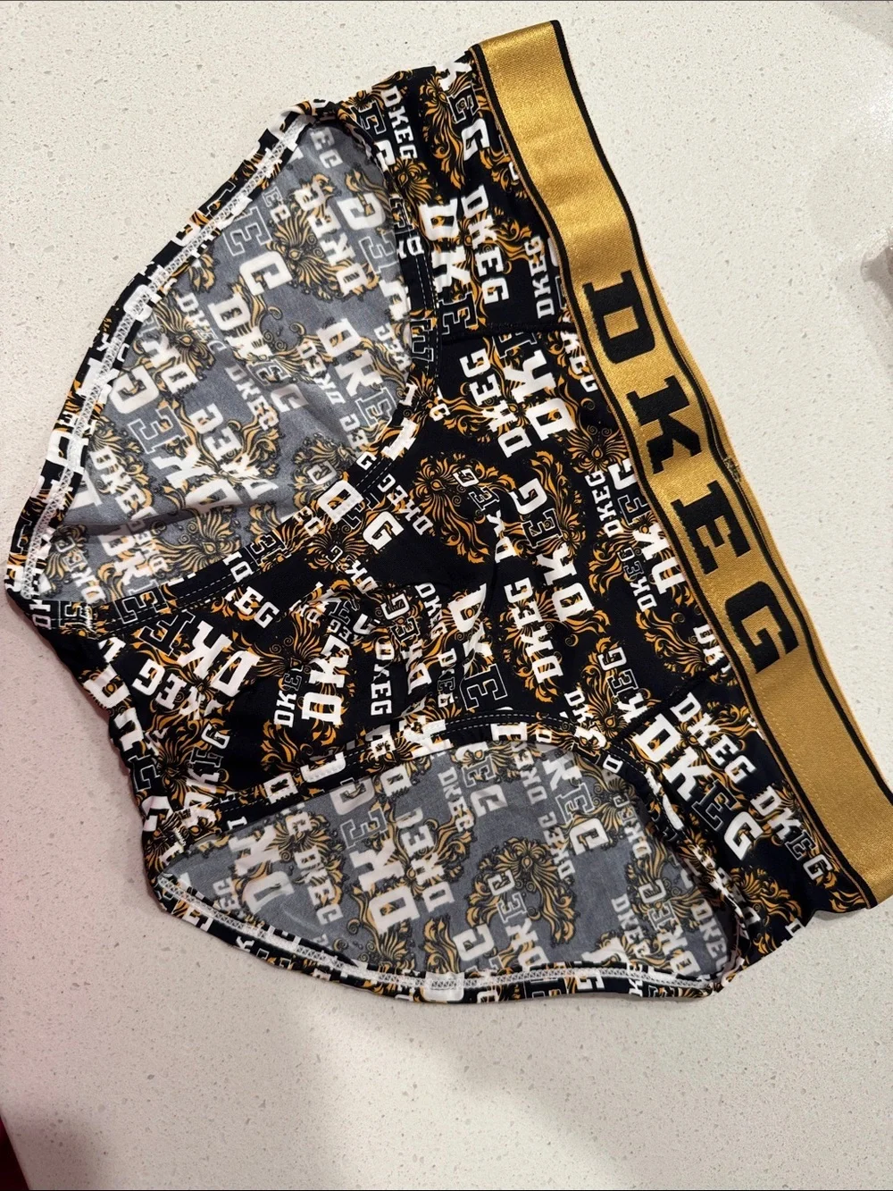 DKRG Black & Gold Logo Briefs
